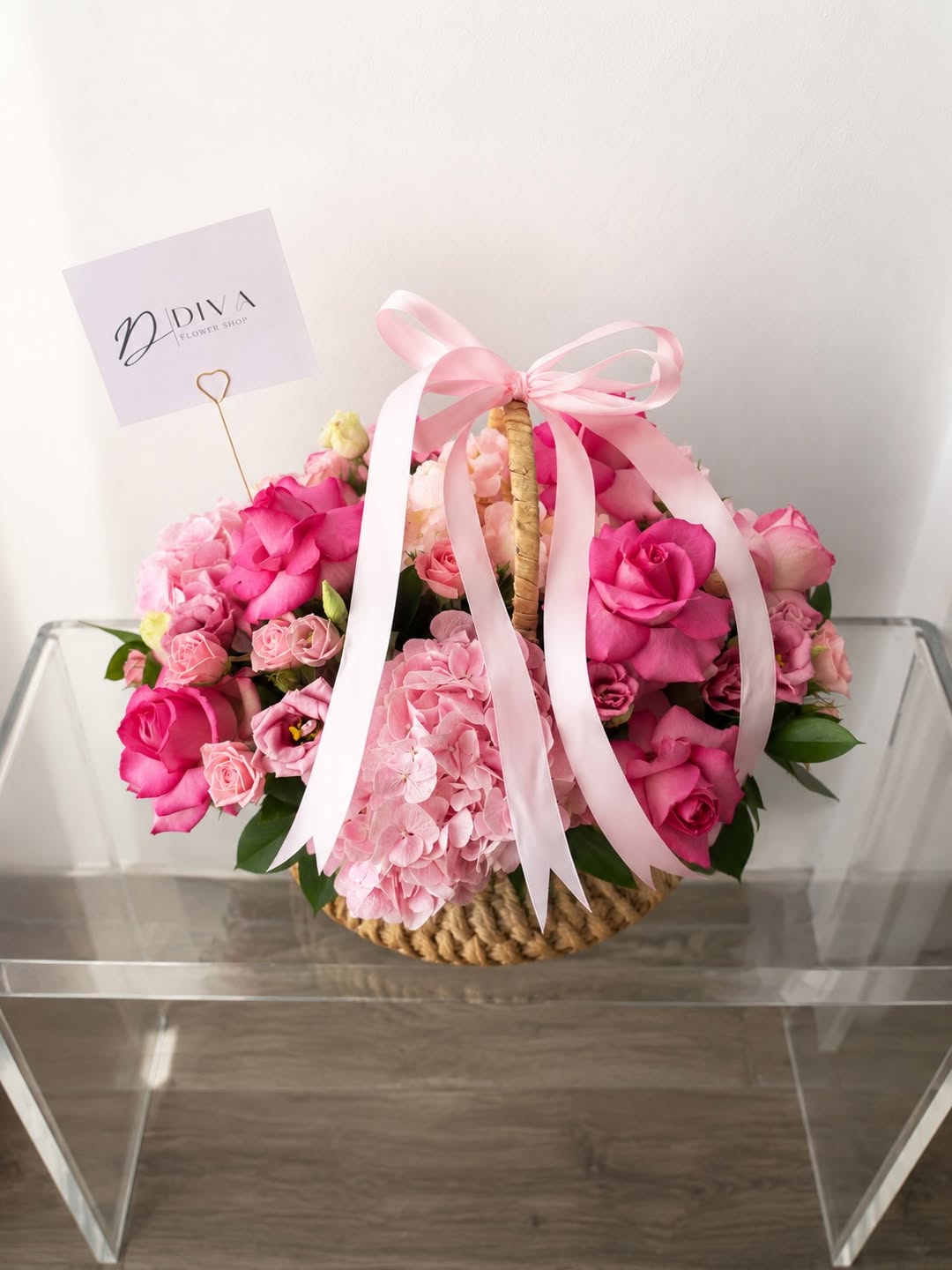 Elegant Blooms Basket