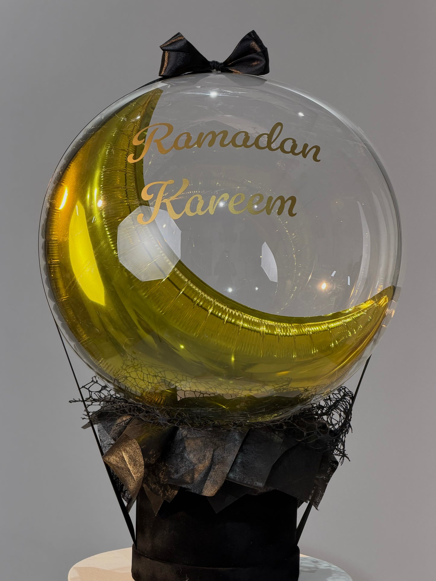 Golden Crescent Ramadan Luxe Balloon