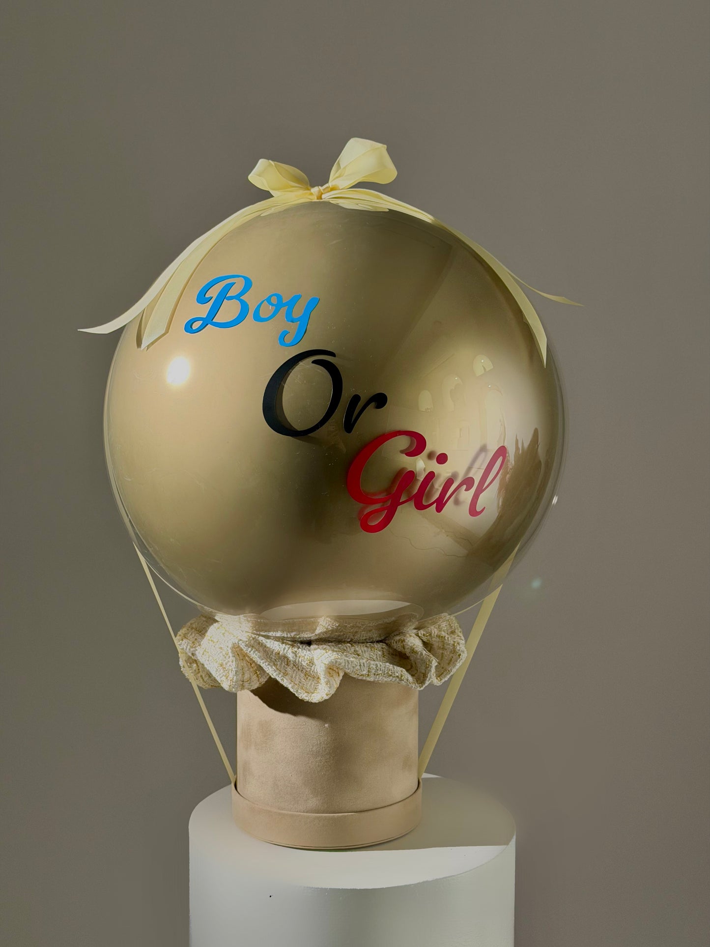 Golden Surprise Gender Reveal Balloon Box