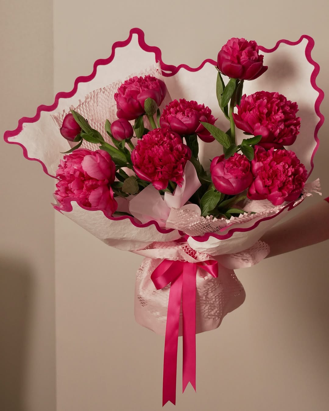 Velvet Peony Waves
