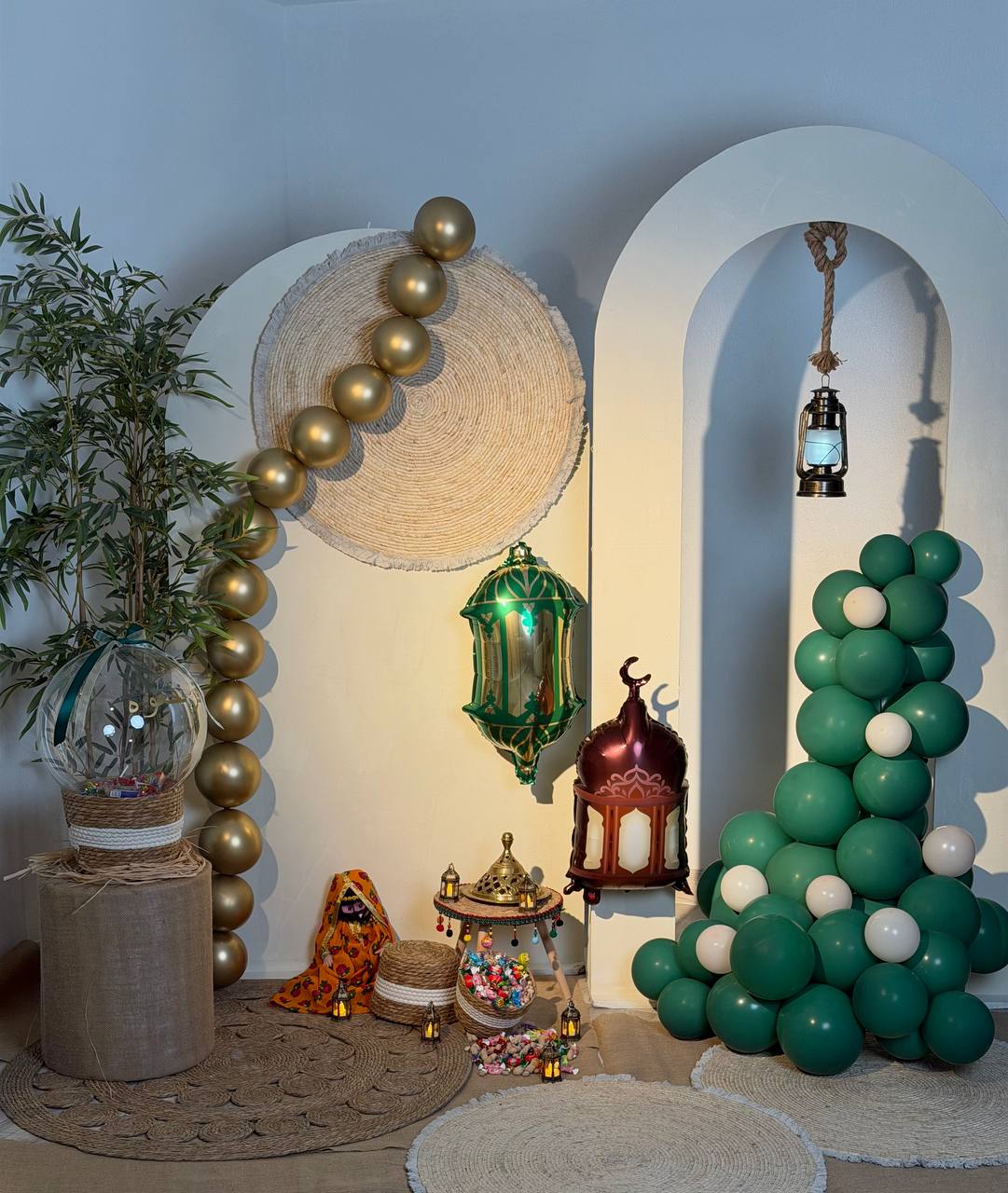 Emerald Ramadan Celebration Setup