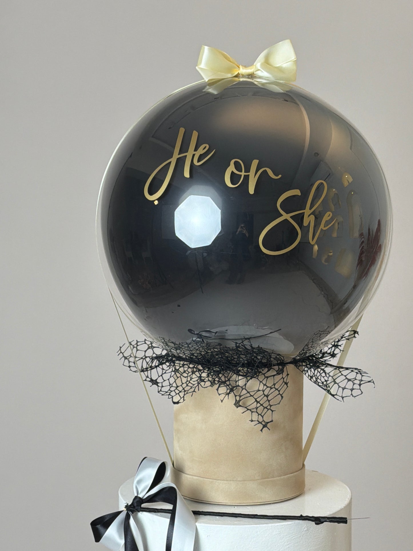 Midnight Luxe Gender Reveal Balloon