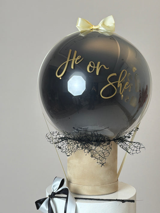 Midnight Luxe Gender Reveal Balloon