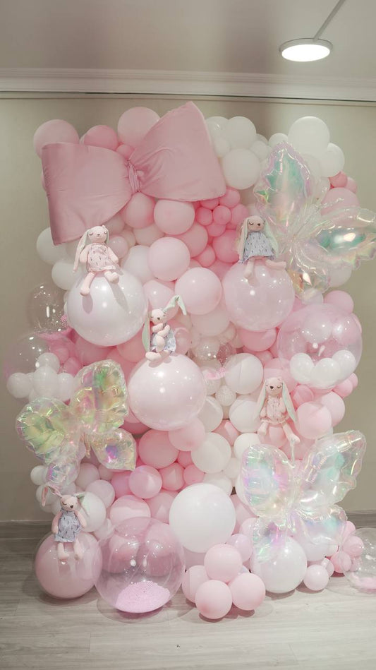 Pink Balloons and Butterflies