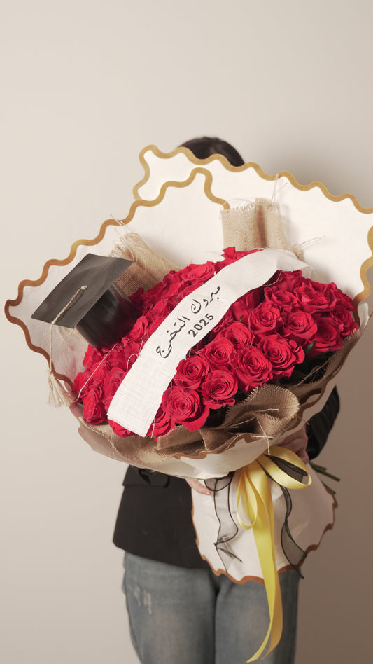 Handcrafted graduation bouquets
