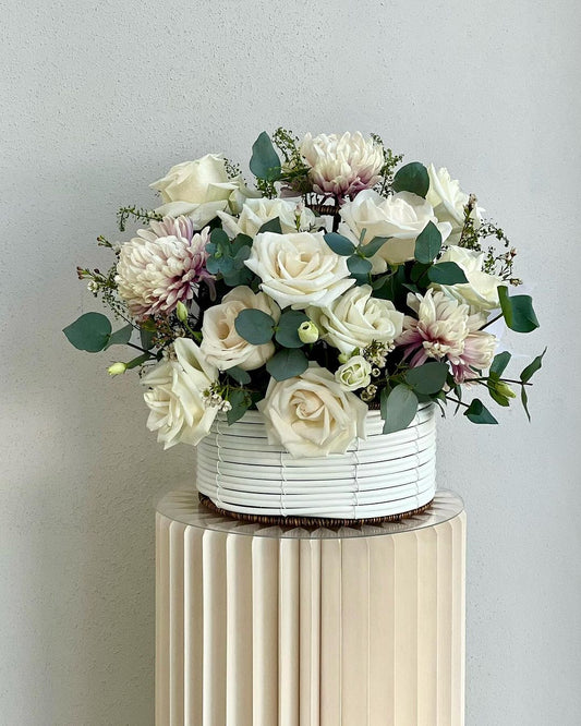 Fresh Flowers Arrangement in a big basket✨