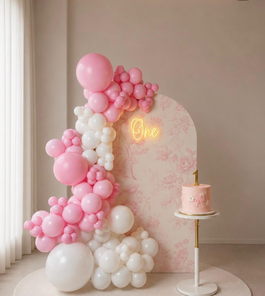 Pink Birthday Set Up