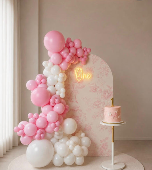 Pink Birthday Set Up