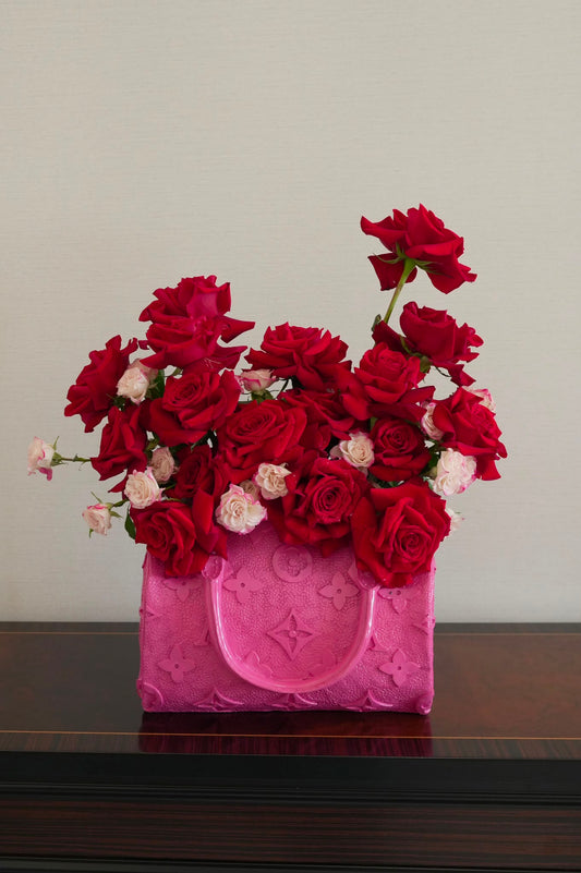 Pinkish LV Vase Arrangement