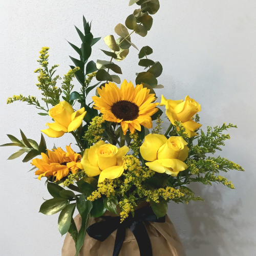 Mix Yellow Flowers In Bag