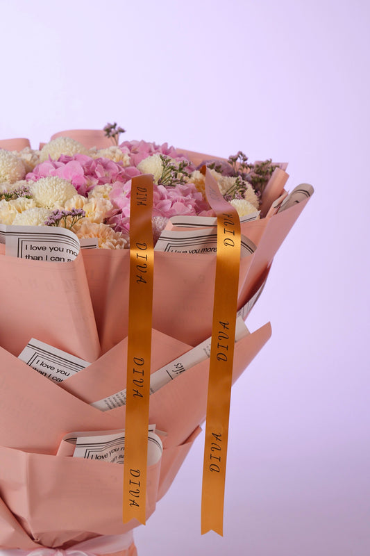 Peach Poetry Bouquet