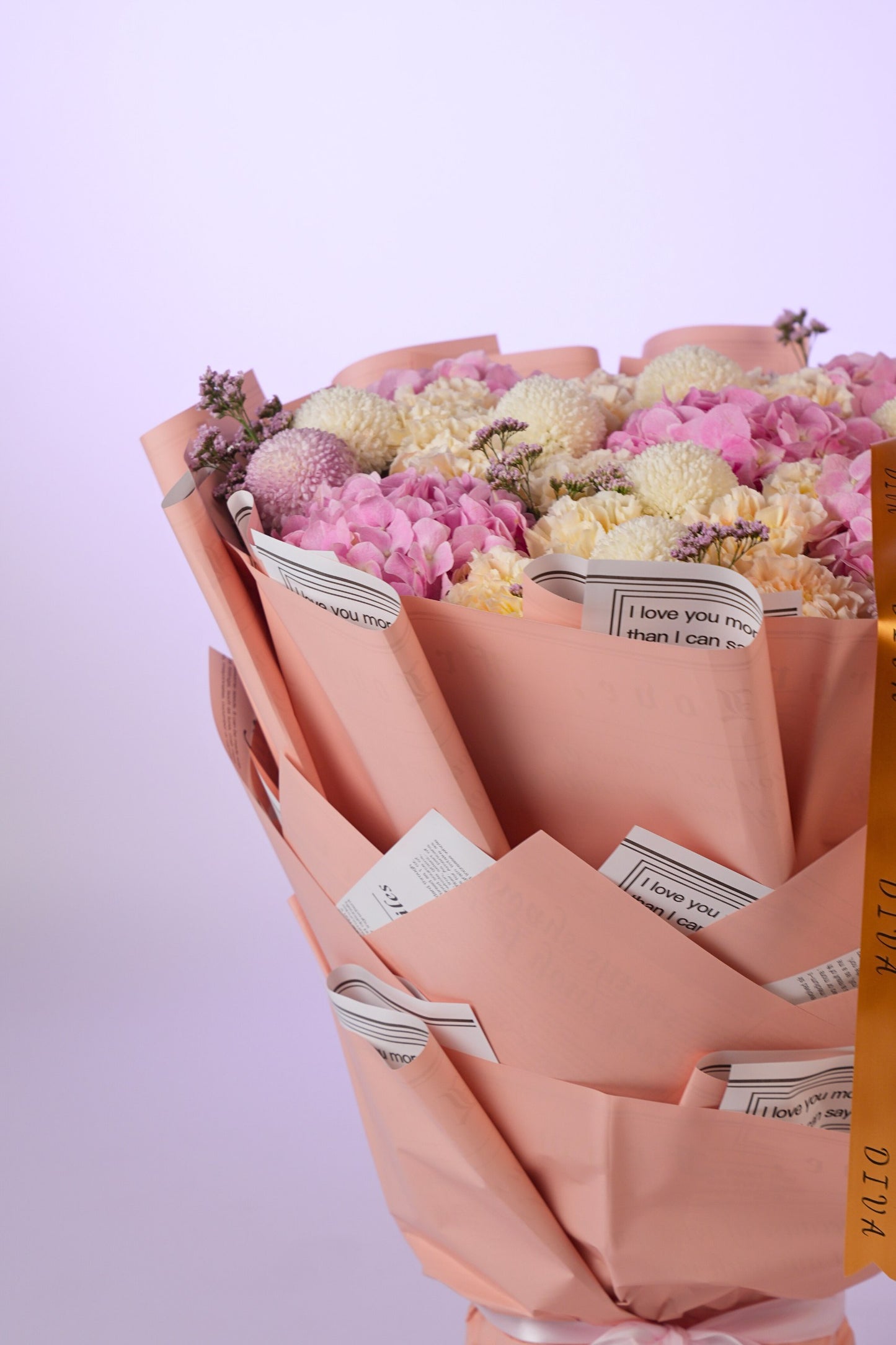 Peach Poetry Bouquet