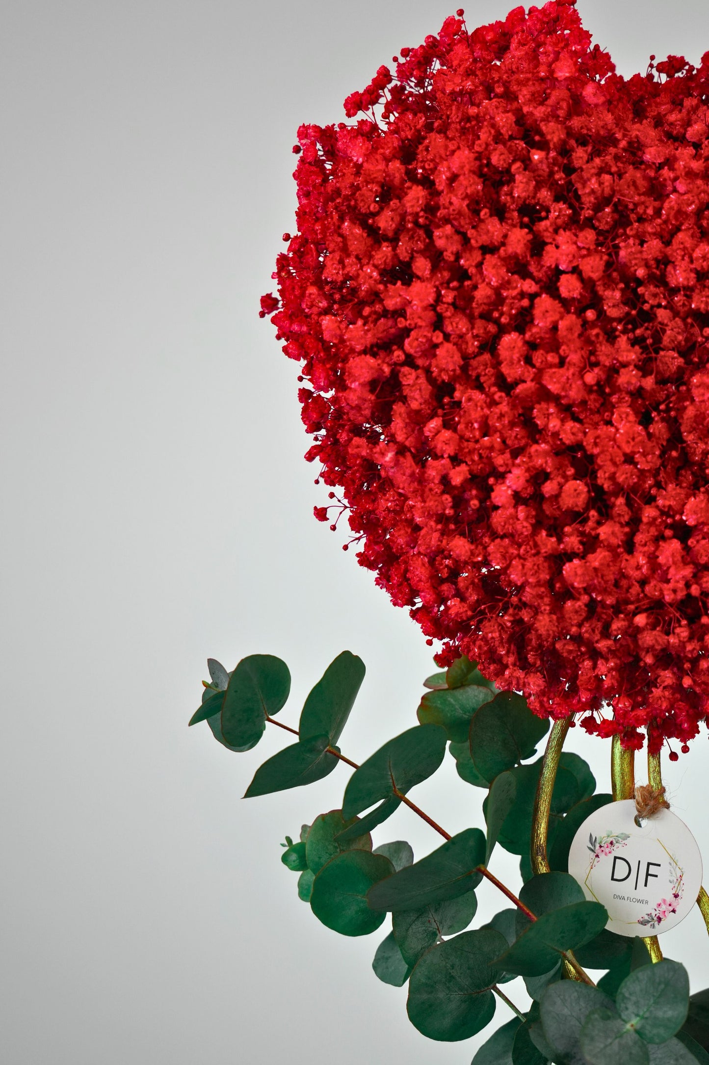 Crimson Heart Sculpture