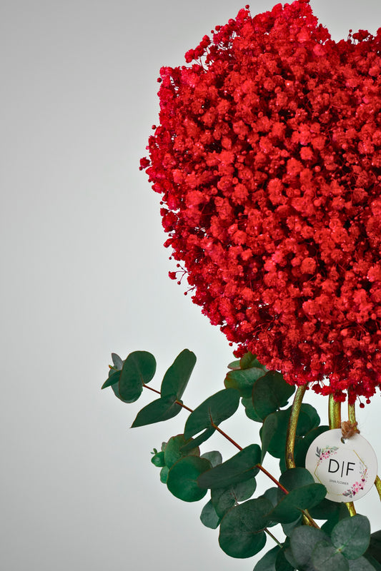 Crimson Heart Sculpture