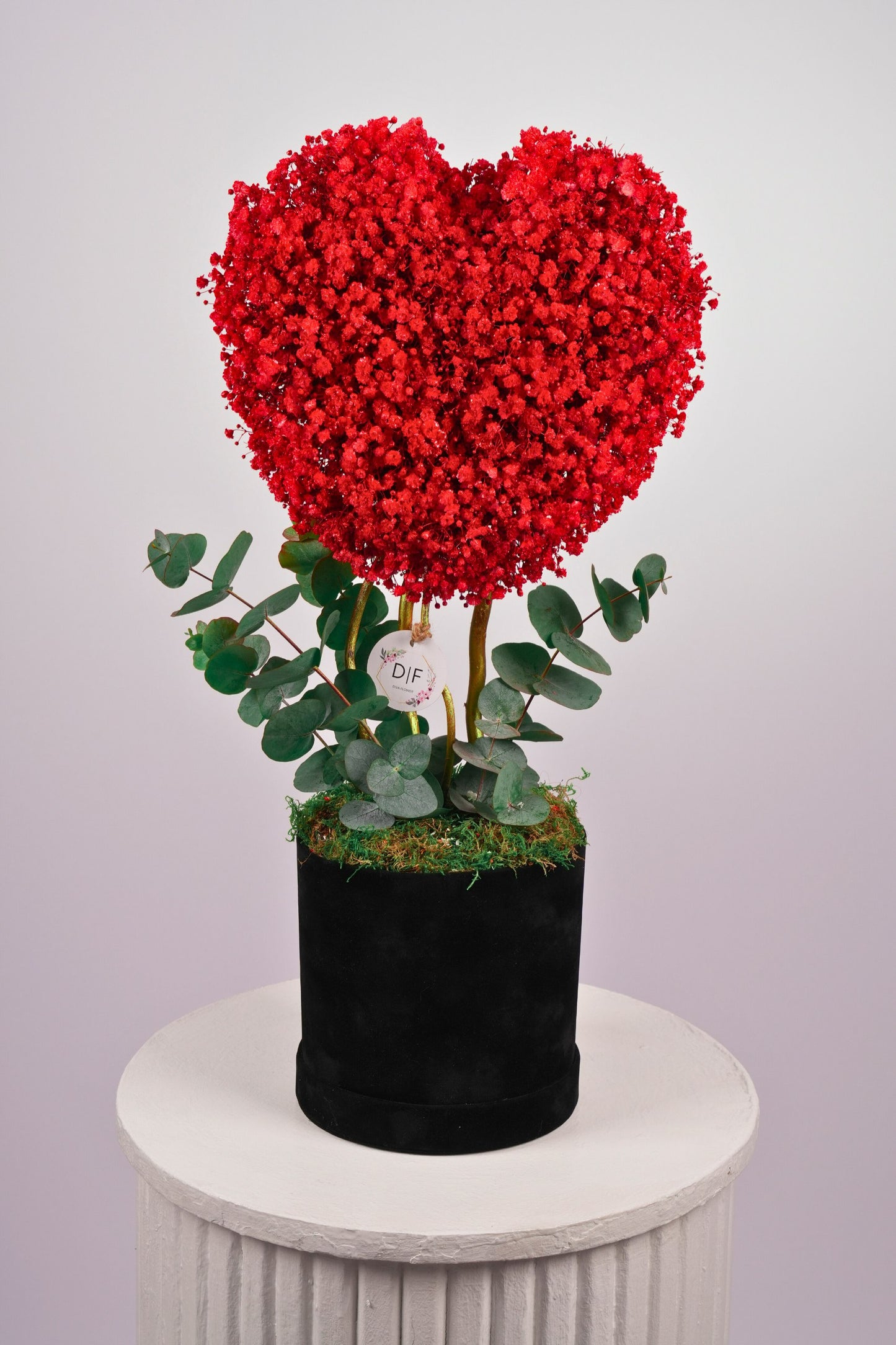 Crimson Heart Sculpture