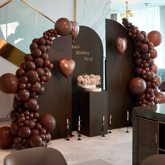 Chocolate Luxe Birthday Setup