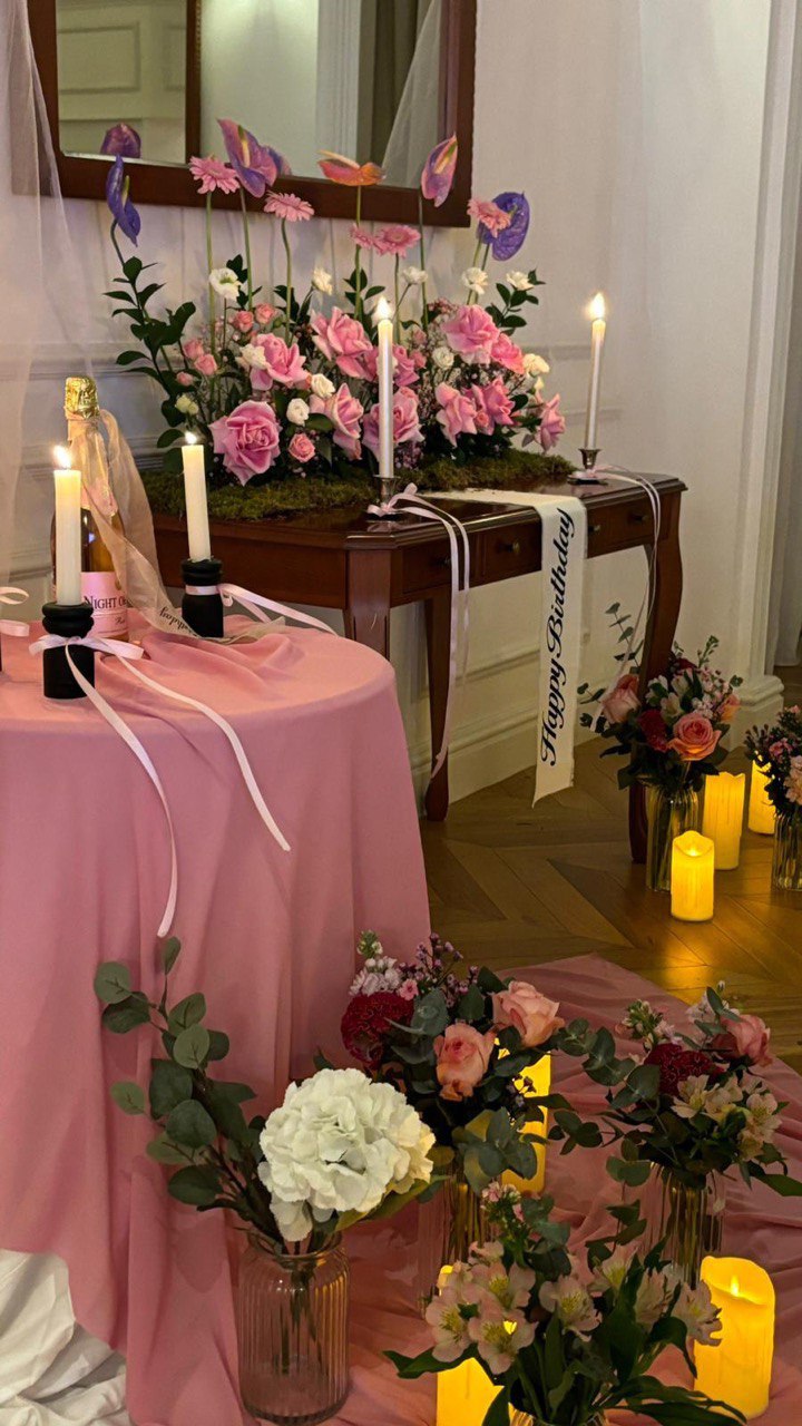 Rosé Candle Garden