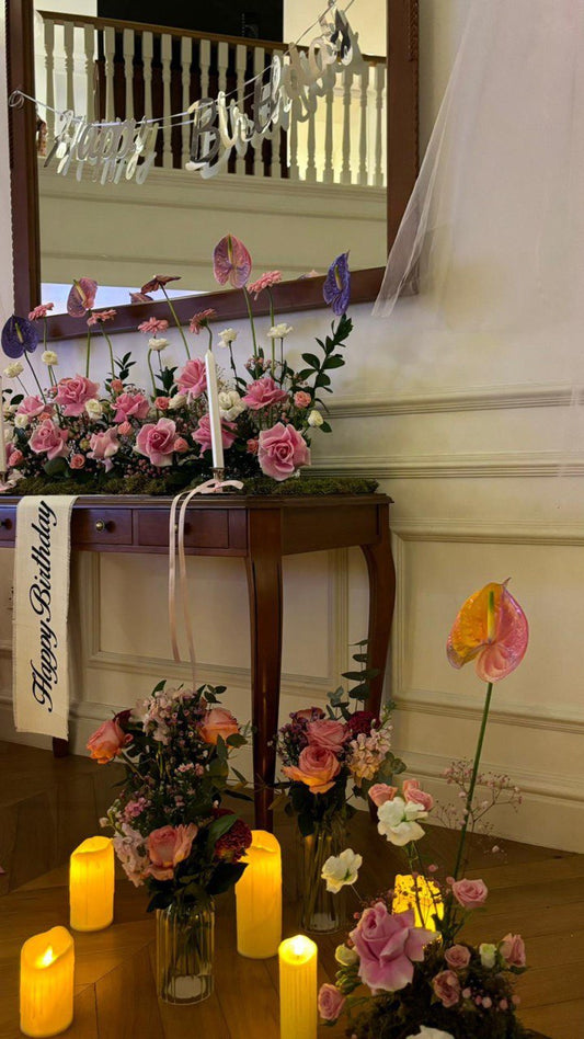 Rosé Candle Garden